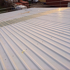 Industrial roof Solar panel installation